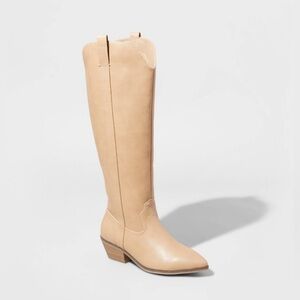 NWT Women's Sommer Western Boots - Universal Thread ™ Light Brown Sz 8